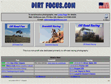 Tablet Screenshot of dirtfocus.com